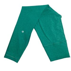 Lululemon Wunder Train High-Rise Tight 25" Crunch Teal Lagoon Size 6